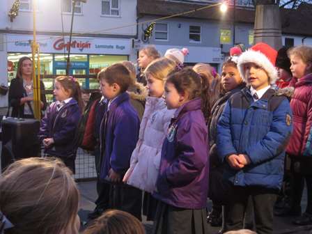 choir at Epping Christmas Market