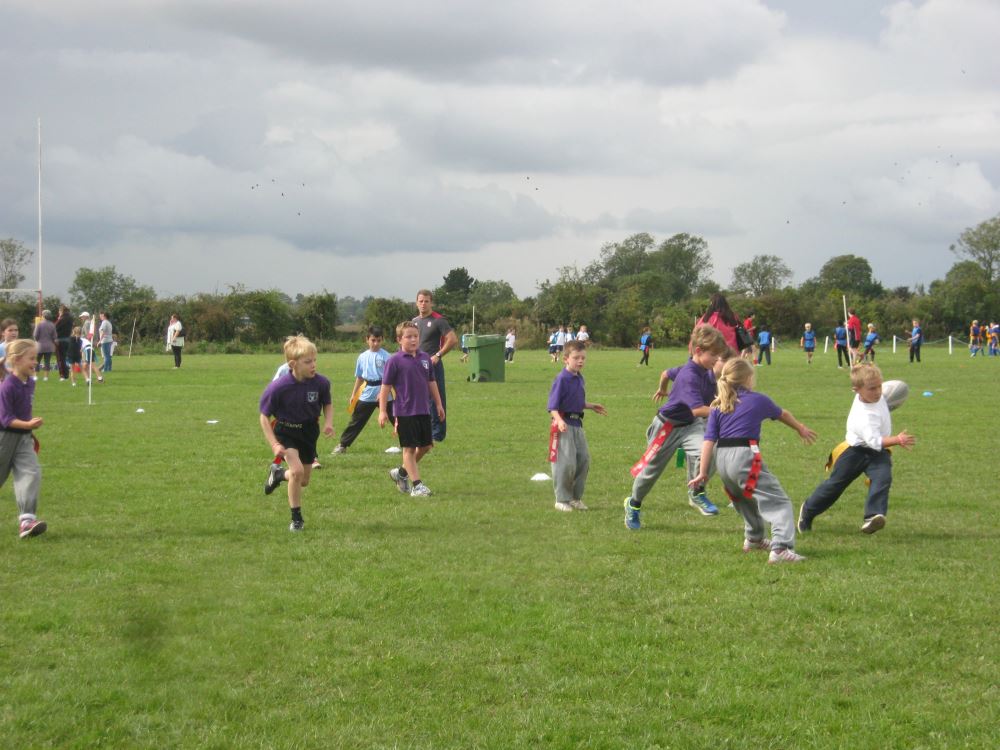 Playing Tag Rugby